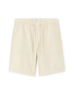 Celio Bermuda 100% coton - écru^Homme Shorts Et Bermudas|Shorts Et Bermudas