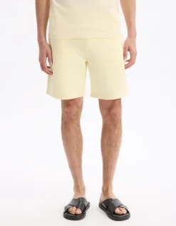 Celio Bermuda 100% coton - jaune^Homme Shorts Et Bermudas|Shorts Et Bermudas