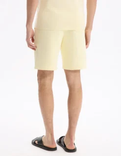 Celio Bermuda 100% coton - jaune^Homme Shorts Et Bermudas|Shorts Et Bermudas