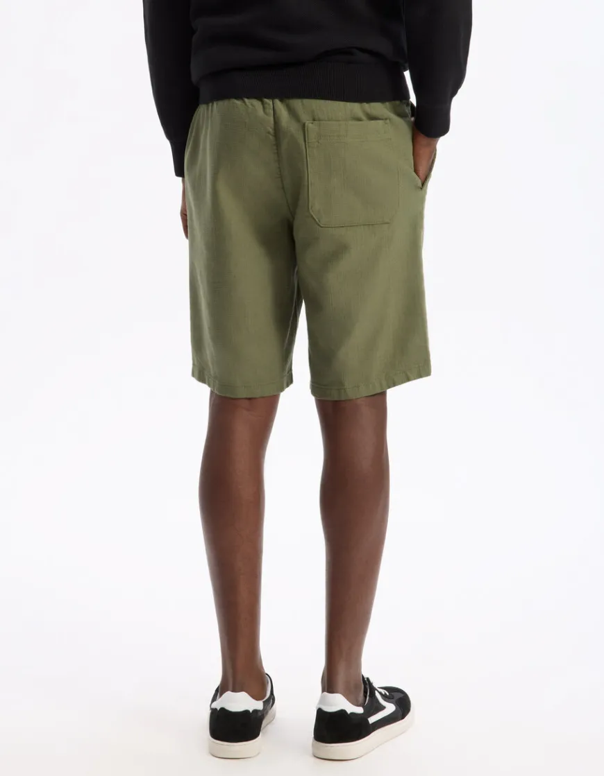 Celio Bermuda 100% coton - kaki^Homme Shorts Et Bermudas|Shorts Et Bermudas