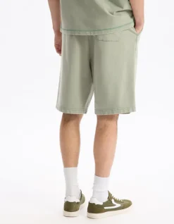 Celio Bermuda 100% coton - kaki^Homme Shorts Et Bermudas|Shorts Et Bermudas