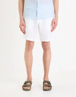 Celio Bermuda 100% lin -^Homme Shorts Et Bermudas|Shorts Et Bermudas