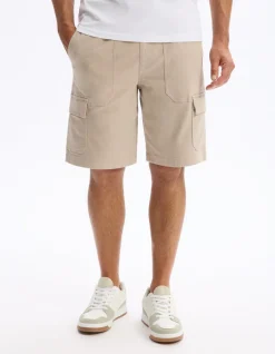 Celio Bermuda cargo en coton stretch -^Homme Shorts Et Bermudas|Shorts Et Bermudas