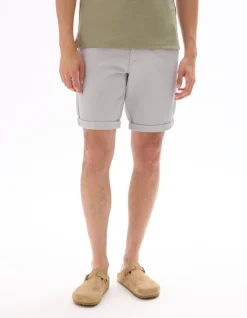 Celio Bermuda chino en coton stretch - gris clair^Homme Shorts Et Bermudas|Shorts Et Bermudas
