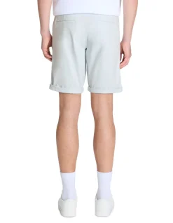 Celio Bermuda chino en coton stretch - bleu clair^Homme Shorts Et Bermudas|Shorts Et Bermudas