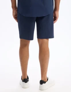 Celio Bermuda coton mélangé - marine^Homme Shorts Et Bermudas|Shorts Et Bermudas