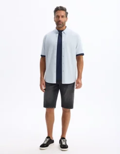 Celio Bermuda en jean coton stretch -^Homme Shorts Et Bermudas|Shorts Et Bermudas