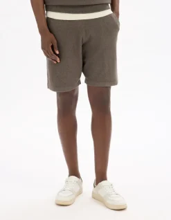 Celio Bermuda en molleton coton mélangé - taupe^Homme Shorts Et Bermudas|Shorts Et Bermudas