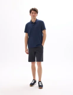 Celio Bermuda en seersucker - marine^Homme Shorts Et Bermudas|Shorts Et Bermudas