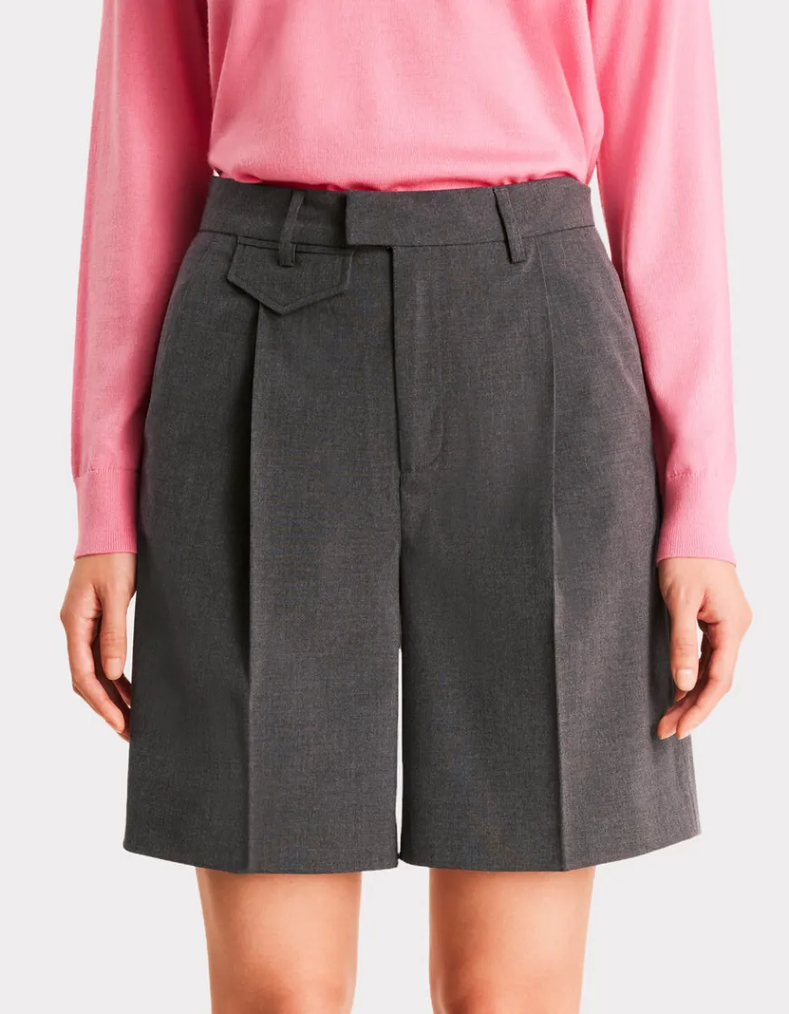 Celio Bermuda habillé - gris^Femme Les Tailleurs|Jupes & Shorts