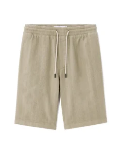 Celio Bermuda jacquard rayé 100% coton - kaki^Homme Shorts Et Bermudas|Shorts Et Bermudas