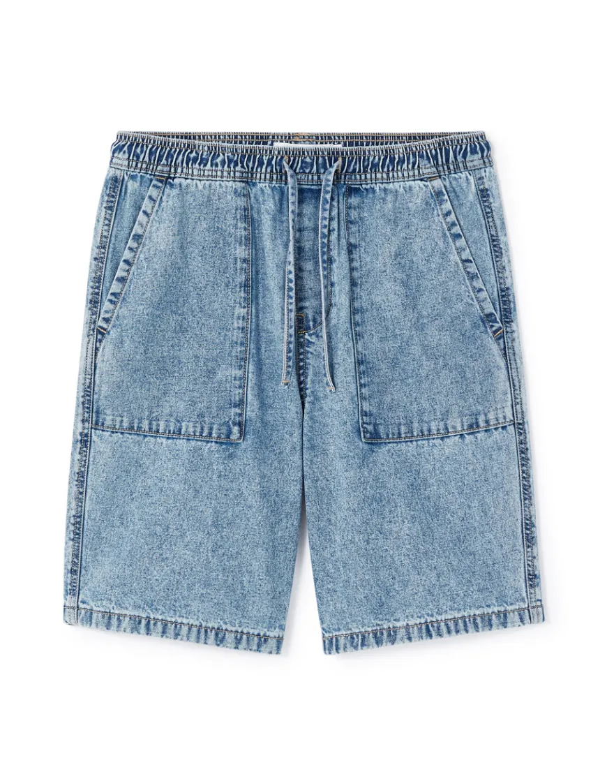 Celio Bermuda straight en jean - bleu clair^Homme Shorts Et Bermudas|Shorts Et Bermudas