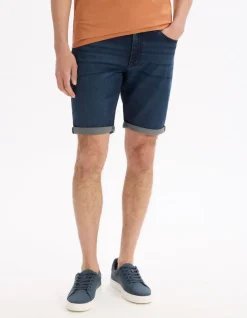 Celio Bermuda straight en jean - marine^Homme Shorts Et Bermudas|Shorts Et Bermudas