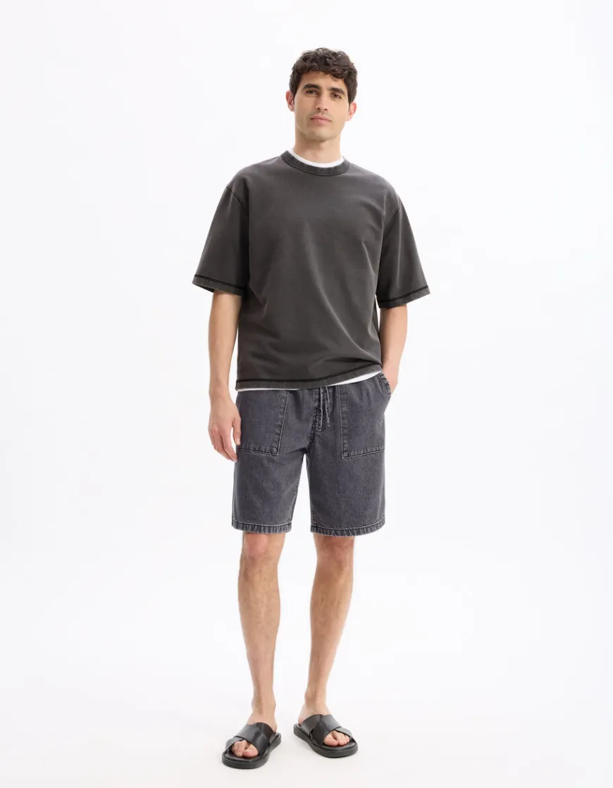 Celio Bermuda straight en jean -^Homme Shorts Et Bermudas|Shorts Et Bermudas