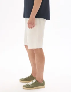 Celio Bermuda TENCEL™ Lyocell et lin mélangé - écru^Homme Shorts Et Bermudas|Shorts Et Bermudas