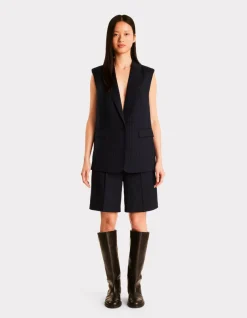 Celio Blazer sans manches à rayures -^Femme Les Tailleurs|Vestes & Blazers