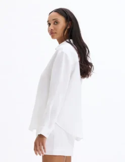 Celio Blouse 100% Lin -^Femme Les Essentiels Aux Meilleurs Prix|Chemises & Blouses