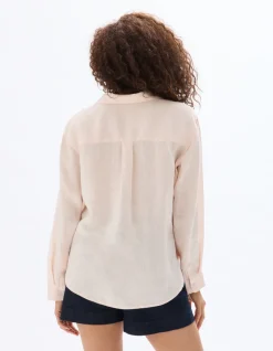 Celio Blouse 100% Lin - rose^Femme Chemises & Blouses|Collection Lin