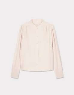 Celio Blouse boutonnée satinée - beige^Femme Chemises & Blouses