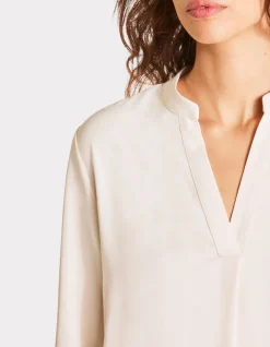 Celio Blouse en satin lourd - beige^Femme Les Essentiels Aux Meilleurs Prix|Chemises & Blouses