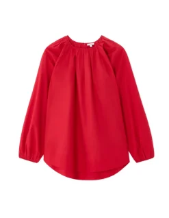 Celio Blouse oversize en coton - rouge^Femme Les Meilleures Ventes|Chemises & Blouses
