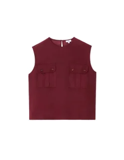 Celio Blouse satiné sans manches -^Femme Chemises & Blouses|Les Ensembles
