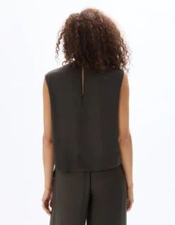 Celio Blouse satiné sans manches - grise^Femme Chemises & Blouses|Les Ensembles