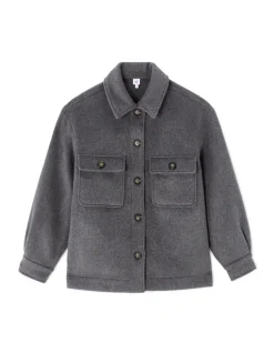 Celio Blouson duveteux col chemise -^Femme Manteaux