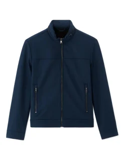 Celio Blouson softshell col montant - Bleu foncé^Homme Manteaux|Blousons