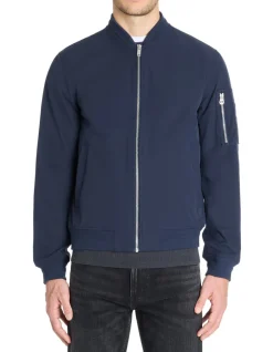 Celio Bomber col bomber - marine^Homme Manteaux|Blousons