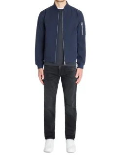Celio Bomber col bomber - marine^Homme Manteaux|Blousons