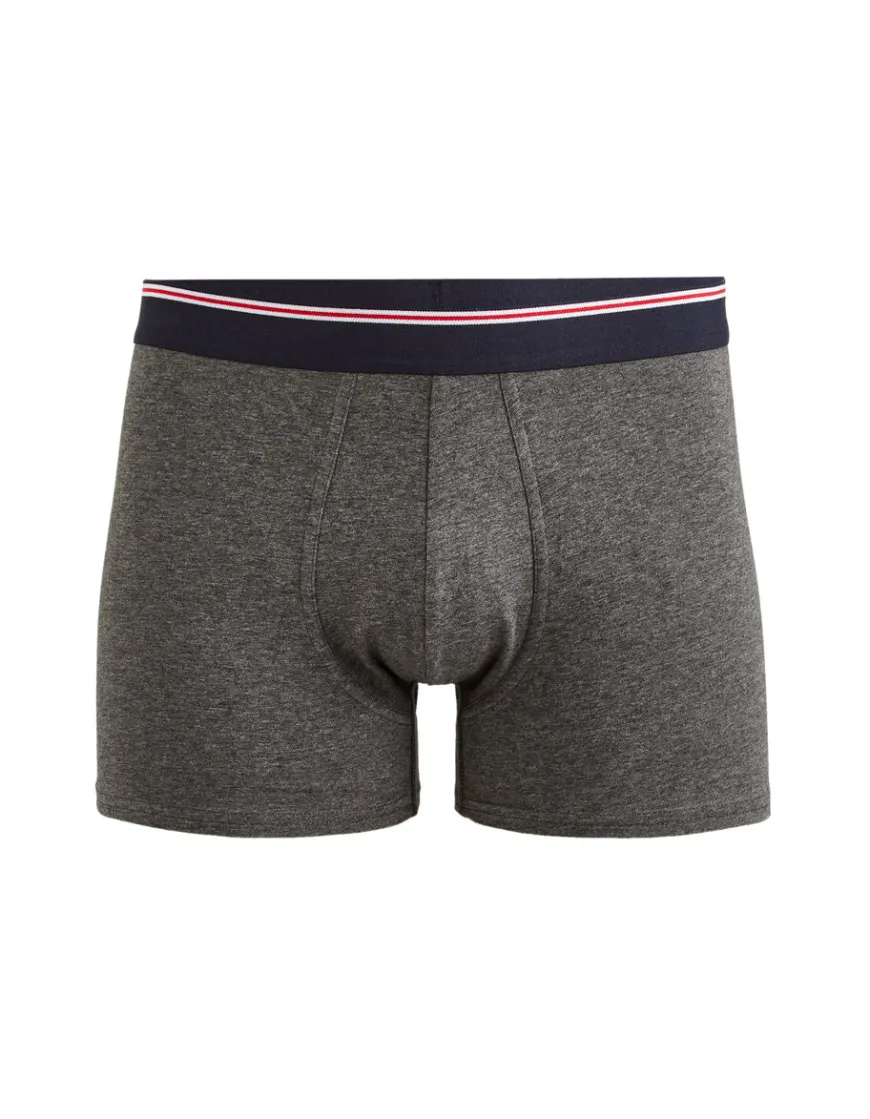 Celio Boxer coton stretch ceinture contrastée -^Homme Boxers