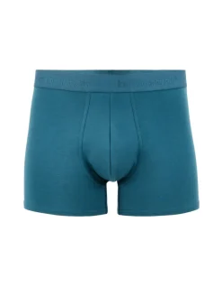 Celio Boxer en coton stretch uni - marine^Homme Boxers