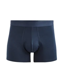 Celio Boxer en coton stretch uni - marine^Homme Boxers