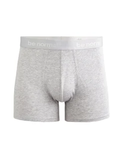 Celio Boxer en coton stretch uni - gris chiné^Homme Boxers