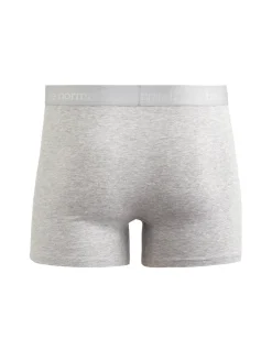 Celio Boxer en coton stretch uni - gris chiné^Homme Boxers