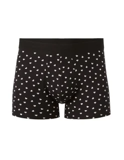 Celio Boxer imprimé petits coeurs blanc -^Homme Boxers