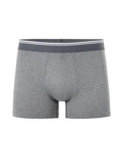 Celio Boxer uni en microfibre - gris foncé^Homme Boxers