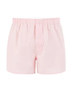 Celio Caleçon uni 100% coton - rose^Homme Caleçons