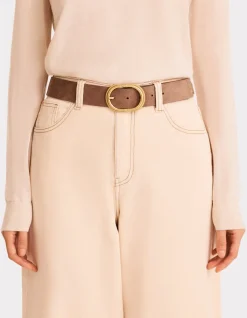 Celio Ceinture en cuir colorée - gris^Femme Ceintures
