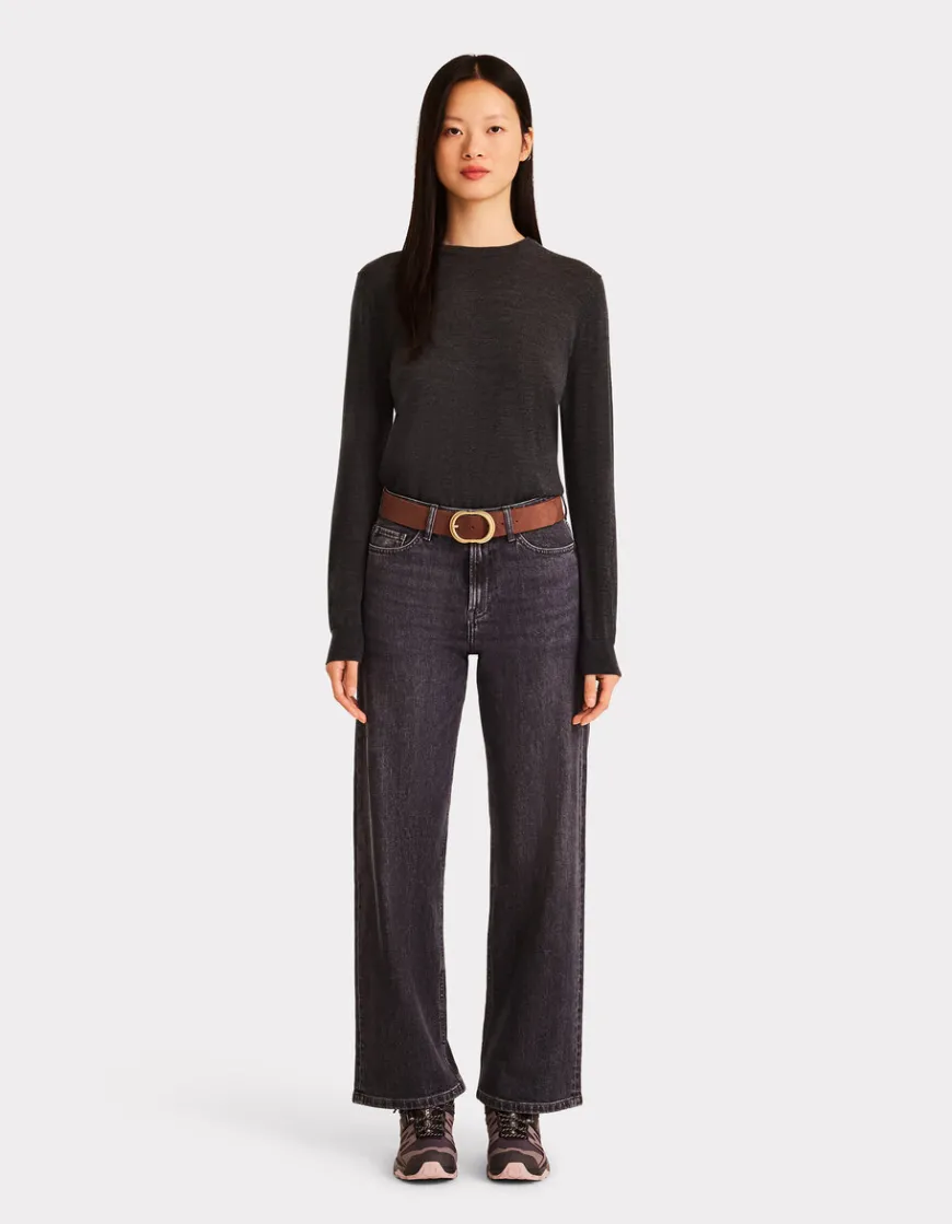 Celio Ceinture en cuir colorée - marron^Femme Ceintures