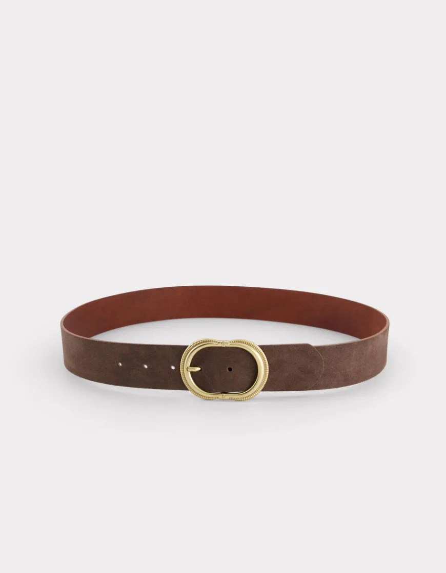Celio Ceinture en cuir colorée - marron^Femme Ceintures