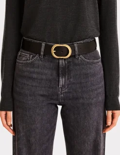 Celio Ceinture en cuir unie -^Femme Ceintures