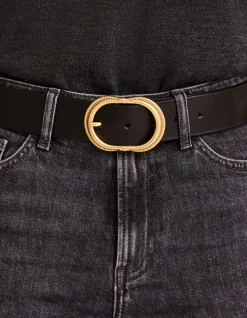 Celio Ceinture en cuir unie -^Femme Ceintures