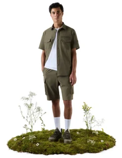 Celio Chamonix-Mont-Blanc - Chemise kaki^Homme Collabs