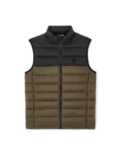 Celio Chamonix-Mont-Blanc - Doudoune sans manches kaki^Homme Collabs