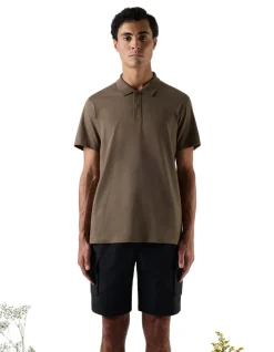 Celio Chamonix-Mont-Blanc - Polo kaki^Homme Collabs