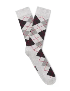 Celio Chaussettes à carreaux - gris^Homme Chaussettes