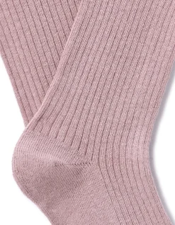 Celio Chaussettes courtes côtelées - violet^Femme Chaussettes