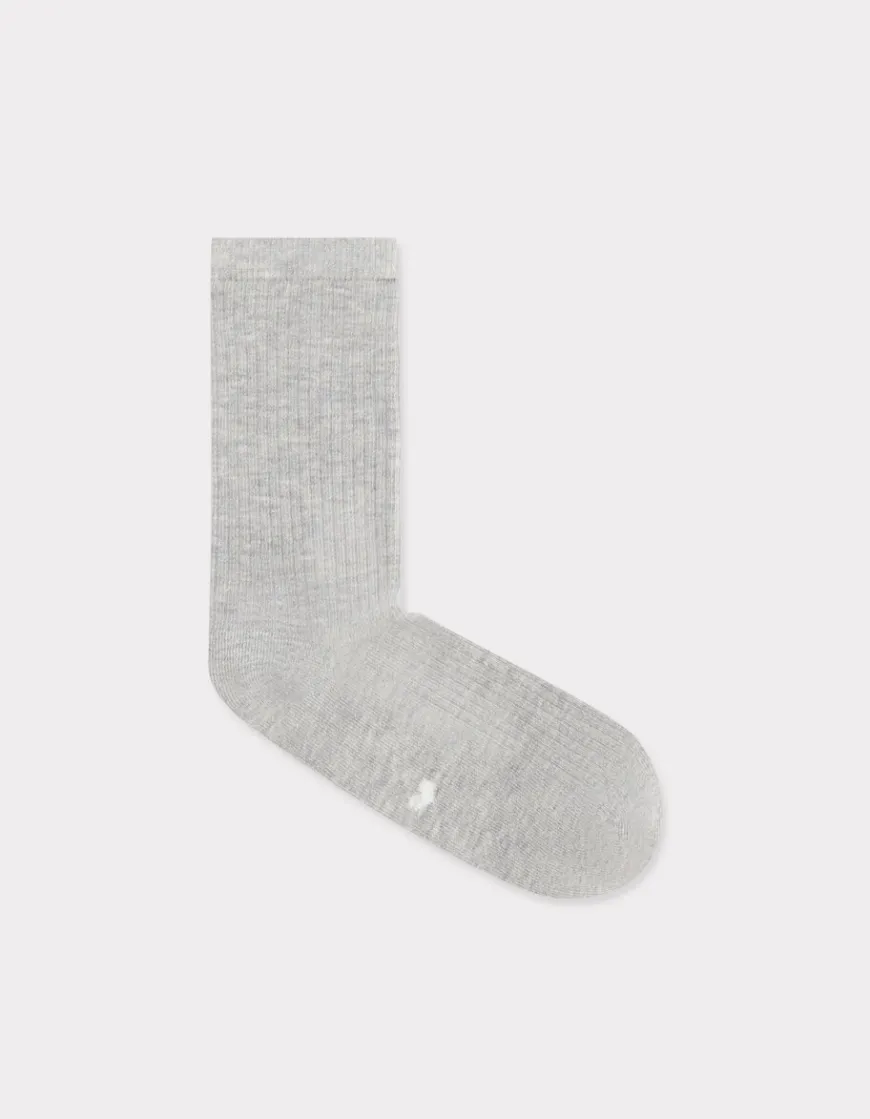 Celio Chaussettes courtes en coton - gris^Femme Chaussettes